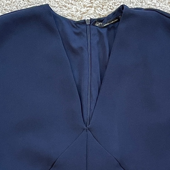 Zara Navy Playsuit Romper Size Small - Picture 3 of 12